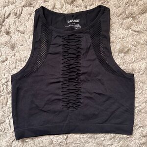 Garage Black Cutout Women's Top
